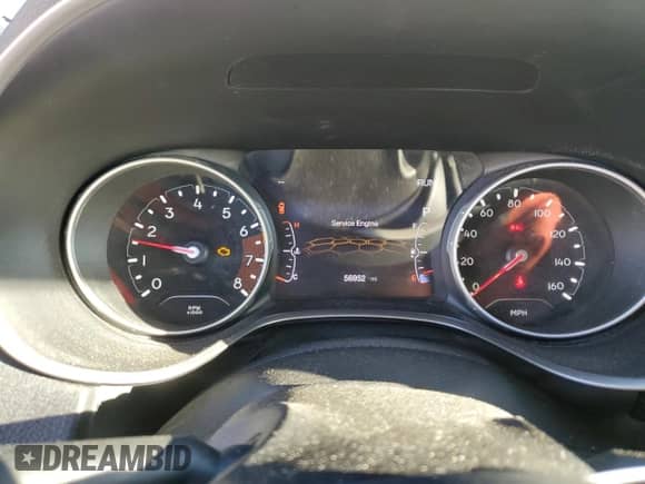 2021 Jeep Compass 80th Anniversary with VIN 3C4NJDEB5MT570623, listed as a Copart auction lot 85133655 with 56,952 mi miles and Salvage title. Bid and sale history available at DreamBid. Image 9.