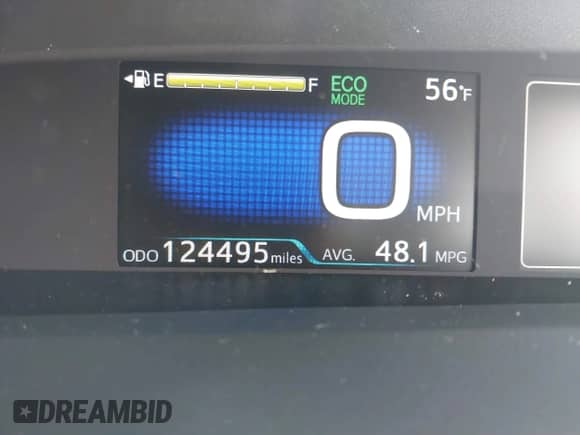 2019 Toyota Prius L Eco with VIN JTDKARFU7K3093038, listed as a IAAI auction lot 41768066 with 124,495 mi miles and . Bid and sale history available at DreamBid. Image 7.