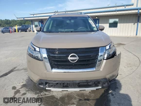 2024 Nissan Pathfinder Platinum with VIN 5N1DR3DJ4RC243751, listed as a Copart auction lot 72005965 with 34,791 mi miles and Salvage title. Bid and sale history available at DreamBid. Image 5.
