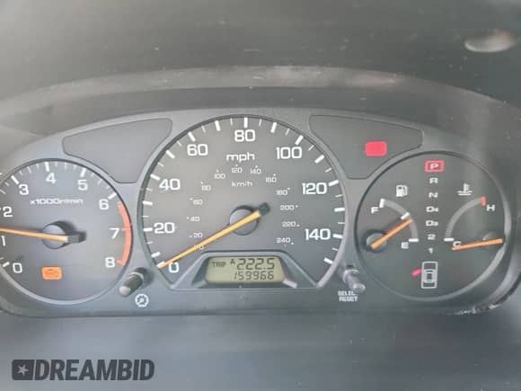 1998 Honda Accord EX with VIN 1HGCG5650WA167620, listed as a Copart auction lot 86530955 with 159,966 mi miles and Salvage title. Bid and sale history available at DreamBid. Image 9.