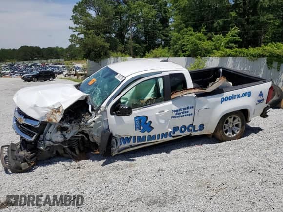 2018 Chevrolet Colorado 2WD LT с VIN 1GCHSCEA9J1165735, выставлен на аукционе Copart как лот 56942795 с пробегом Не указан миль и Списание • Salvage title. История ставок и продаж доступна на DreamBid. Изображение 1.