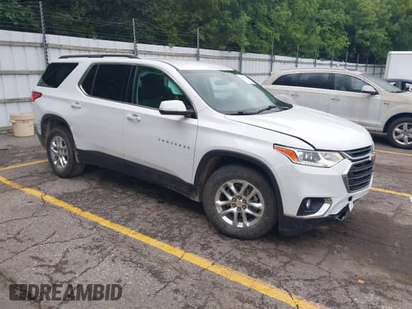 2020 Chevrolet Traverse LT Cloth с VIN 1GNERGKW7LJ324218, выставлен на аукционе IAAI как лот 43032468 с пробегом 63 556 миль миль и . История ставок и продаж доступна на DreamBid. Изображение 1.