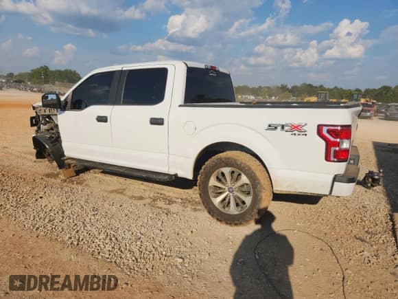 2020 Ford F-150 XL with VIN 1FTEW1E57LFB61512, listed as a Copart auction lot 80838865 with 154,261 mi miles and Clean title. Bid and sale history available at DreamBid. Image 2.