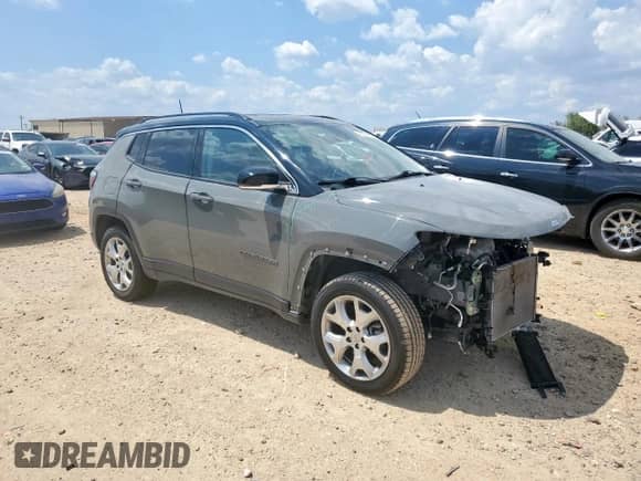 2022 Jeep Compass Limited с VIN 3C4NJDCB9NT135608, выставлен на аукционе Copart как лот 70004105 с пробегом 44 527 миль миль и Списание • Salvage title. История ставок и продаж доступна на DreamBid. Изображение 4.