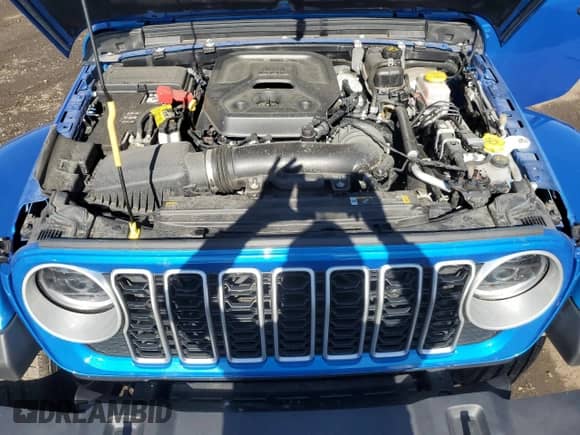 2025 Jeep Wrangler Sahara с VIN 1C4PJXENXSW526841, выставлен на аукционе Copart как лот 91047595 с пробегом 16 543 миль миль и Чистый • Clean title. История ставок и продаж доступна на DreamBid. Изображение 11.