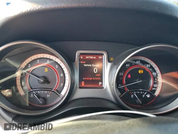 2017 Dodge Journey Crossroad с VIN 3C4PDCGGXHT613426, выставлен на аукционе Copart как лот 81356235 с пробегом 107 709 миль миль и Списание • Salvage title. История ставок и продаж доступна на DreamBid. Изображение 9.