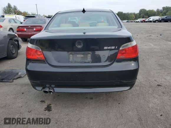 2004 BMW 5 Series 545i с VIN WBANB33524B113092, выставлен на аукционе Copart как лот 85188145 с пробегом 161 443 миль миль и Списание • Salvage title. История ставок и продаж доступна на DreamBid. Изображение 6.