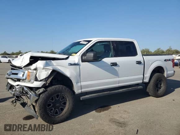 2018 Ford F-150 XLT z VIN 1FTEW1EG9JFA19483, wystawiony jako Copart lot #80747525 z przebiegiem 91 561 mil mil oraz Szkoda całkowita • Salvage title. Historia ofert i sprzedaży dostępna na DreamBid. Obrazek 1.