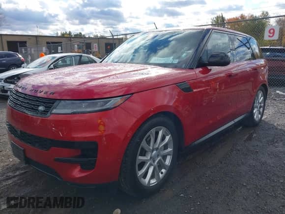 2025 Land Rover Range Rover Sport SE with VIN SAL1P9EU8SA455216, listed as a IAAI auction lot 43513126 with 23,539 mi miles and . Bid and sale history available at DreamBid. Image 2.