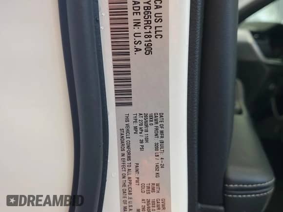 2024 Jeep Grand Cherokee with VIN 1C4RJYB65RC181905, listed as a Copart auction lot 85829355 with 36,092 mi miles and Clean title. Bid and sale history available at DreamBid. Image 13.