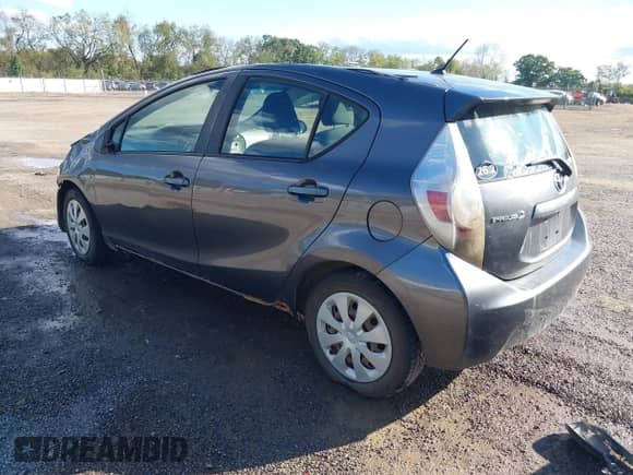 2012 Toyota Prius Two with VIN JTDKDTB30C1029597, listed as a IAAI auction lot 43393213 with 272,118 mi miles and . Bid and sale history available at DreamBid. Image 3.