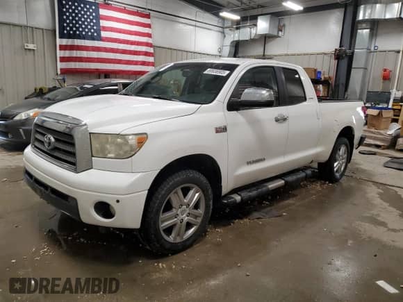 2007 Toyota Tundra Limited с VIN 5TFBV58147X015574, выставлен на аукционе Copart как лот 69936905 с пробегом 201 751 миль миль и Чистый • Clean title. История ставок и продаж доступна на DreamBid. Изображение 1.