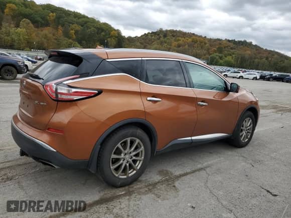 2016 Nissan Murano S with VIN 5N1AZ2MH6GN117841, listed as a Copart auction lot 87223985 with 174,808 mi miles and Salvage title. Bid and sale history available at DreamBid. Image 3.