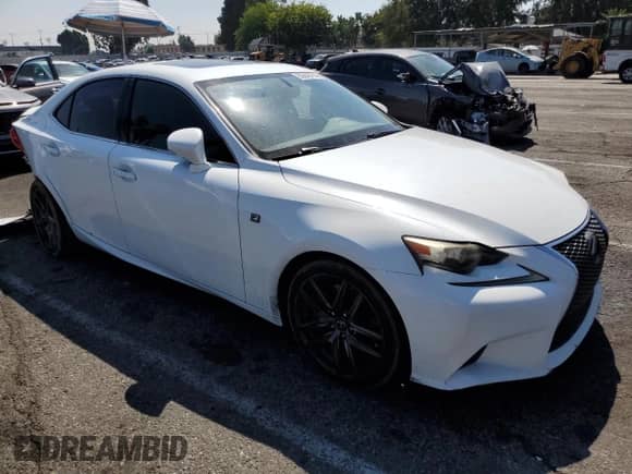 2014 Lexus IS 350 с VIN JTHBE1D28E5006312, выставлен на аукционе Copart как лот 80840705 с пробегом 211 799 миль миль и Списание • Salvage title. История ставок и продаж доступна на DreamBid. Изображение 4.