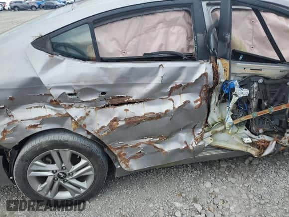 2020 Hyundai Elantra Value Edition with VIN KMHD84LF4LU910759, listed as a Copart auction lot 59713045 with 38,368 mi miles and Salvage title. Bid and sale history available at DreamBid. Image 10.