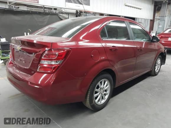 2019 Chevrolet Sonic LT with VIN 1G1JD5SB7K4120175, listed as a IAAI auction lot 42821005 with 89,647 mi miles and . Bid and sale history available at DreamBid. Image 4.