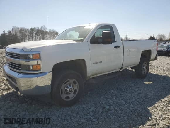 2017 Chevrolet Silverado 2500HD Work Truck with VIN 1GC0KUEG6HZ271868, listed as a Copart auction lot 48287375 with 177,736 mi miles and Salvage title. Bid and sale history available at DreamBid. Image 1.