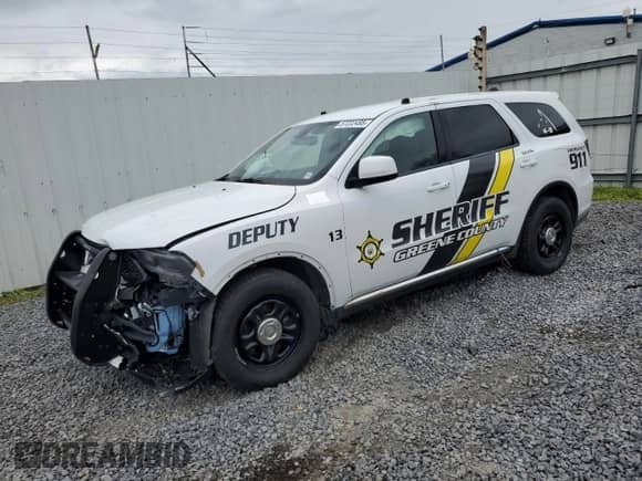 2021 Dodge Durango Pursuit с VIN 1C4RDJFG4MC763486, выставлен на аукционе Copart как лот 57222495 с пробегом 59 485 миль миль и Списание • Salvage title. История ставок и продаж доступна на DreamBid. Изображение 1.