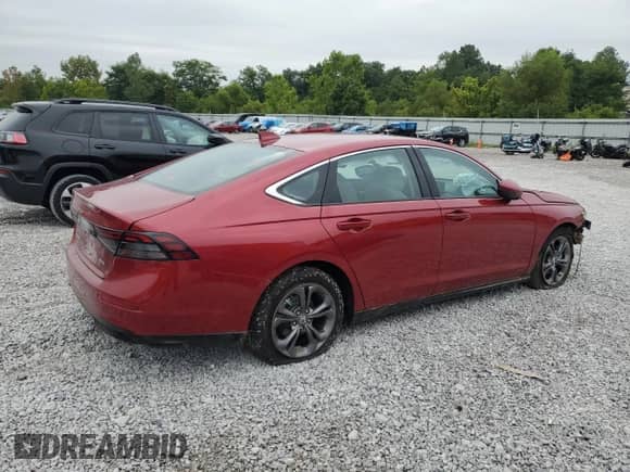 2025 Honda Accord EX-L с VIN 1HGCY2F60SA057729, выставлен на аукционе Copart как лот 69923875 с пробегом 1 591 миль миль и Списание • Salvage title. История ставок и продаж доступна на DreamBid. Изображение 3.