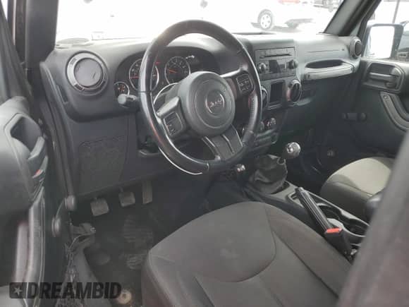 2018 Jeep Wrangler Sport S with VIN 1C4AJWAG7JL916447, listed as a Copart auction lot 55484475 with 55,136 mi miles and Salvage title. Bid and sale history available at DreamBid. Image 8.