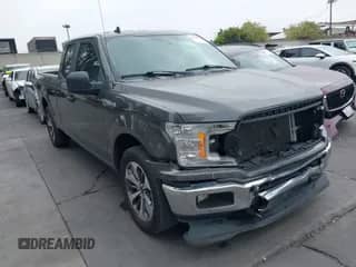 2020 Ford F-150 XL with VIN 1FTEX1CP9LKE25080, listed as a IAAI auction lot 42834354 with 58,875 mi miles and . Bid and sale history available at DreamBid. Image 1.