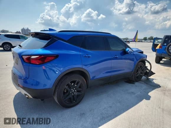 2019 Chevrolet Blazer with VIN 3GNKBBRA4KS637079, listed as a Copart auction lot 81074185 with 162,239 mi miles and Salvage title. Bid and sale history available at DreamBid. Image 3.