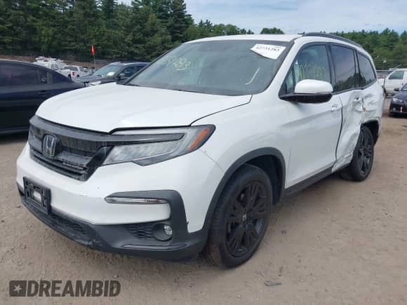 2021 Honda Pilot Black Edition z VIN 5FNYF6H74MB061770, wystawiony jako IAAI lot #42731283 z przebiegiem 61 281 mil mil oraz . Historia ofert i sprzedaży dostępna na DreamBid. Obrazek 2.