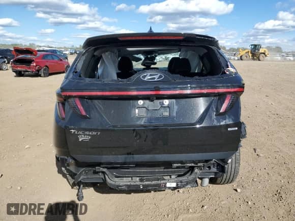 2024 Hyundai Tucson SEL z VIN 5NMJFCDE0RH368993, wystawiony jako Copart lot #71482335 z przebiegiem 18 173 mil mil oraz Szkoda całkowita • Salvage title. Historia ofert i sprzedaży dostępna na DreamBid. Obrazek 6.