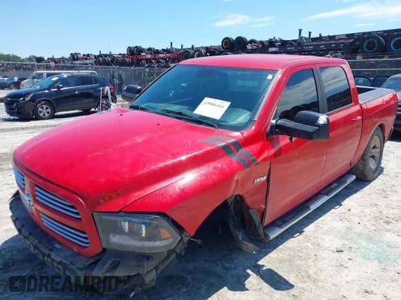 2014 Ram 1500 Sport with VIN 1C6RR6MT2ES153499, listed as a IAAI auction lot 43006411 with 126,842 mi miles and . Bid and sale history available at DreamBid. Image 18.