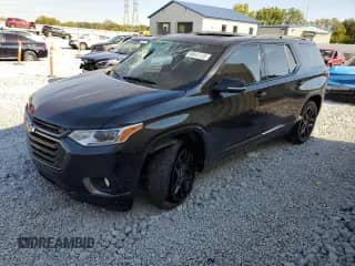 2020 Chevrolet Traverse Premier with VIN 1GNERKKW3LJ270659, listed as a Copart auction lot 80641135 with 119,135 mi miles and Salvage title. Bid and sale history available at DreamBid. Image 1.
