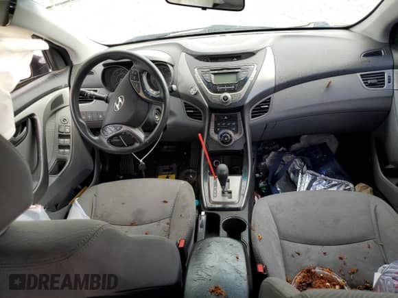 2013 Hyundai Elantra GLS with VIN KMHDH4AE2DU518021, listed as a Copart auction lot 60969825 with Not provided miles and Clean title. Bid and sale history available at DreamBid. Image 8.