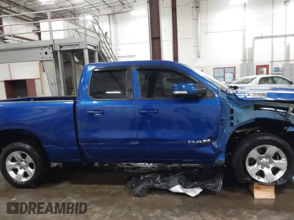 2019 Ram 1500 Big Horn with VIN 1C6SRFBT0KN825865, listed as a IAAI auction lot 41669909 with 73,258 mi miles and . Bid and sale history available at DreamBid. Image 13.