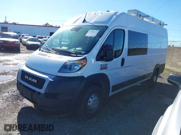 2022 Ram ProMaster Cargo с VIN 3C6MRVJG9NE142885, выставлен на аукционе IAAI как лот 41588264 с пробегом 40 342 миль миль и . История ставок и продаж доступна на DreamBid. Изображение 2.