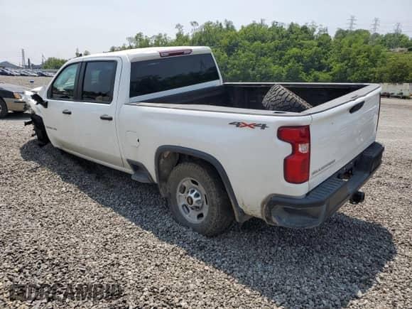 2024 Chevrolet Silverado 2500HD Work Truck z VIN 2GC4YLE76R1240298, wystawiony jako Copart lot #58204195 z przebiegiem 23 460 mil mil oraz Szkoda całkowita • Salvage title. Historia ofert i sprzedaży dostępna na DreamBid. Obrazek 2.