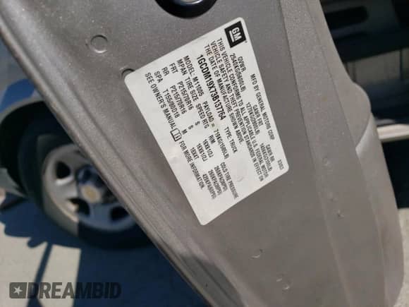 2003 Chevrolet Astro Cargo z VIN 1GCDM19X73B137764, wystawiony jako Copart lot #57367915 z przebiegiem Nie podano mil oraz Czysty tytuł • Clean title. Historia ofert i sprzedaży dostępna na DreamBid. Obrazek 13.