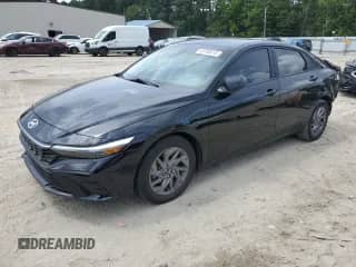 2024 Hyundai Elantra SEL with VIN KMHLM4DG6RU652610, listed as a Copart auction lot 68758615 with 55,234 mi miles and Salvage title. Bid and sale history available at DreamBid. Image 1.