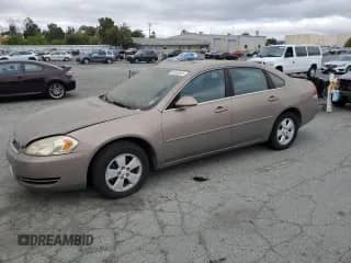 2006 Chevrolet Impala LT 3.5L z VIN 2G1WT58K569185593, wystawiony jako Copart lot #80302835 z przebiegiem 200 784 mil mil oraz Czysty tytuł • Clean title. Historia ofert i sprzedaży dostępna na DreamBid. Obrazek 1.