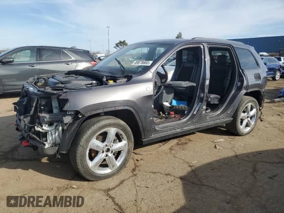 2017 Jeep Grand Cherokee Trailhawk z VIN 1C4RJFLG7HC941214, wystawiony jako Copart lot #49878665 z przebiegiem Nie podano mil oraz Szkoda całkowita • Salvage title. Historia ofert i sprzedaży dostępna na DreamBid. Obrazek 1.