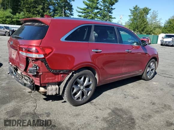 2016 Kia Sorento SXL z VIN 5XYPKDA57GG081853, wystawiony jako Copart lot #69962065 z przebiegiem 109 996 mil mil oraz Szkoda całkowita • Salvage title. Historia ofert i sprzedaży dostępna na DreamBid. Obrazek 3.