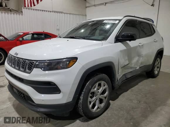 2024 Jeep Compass Latitude with VIN 3C4NJDBN0RT146367, listed as a Copart auction lot 41695345 with 20,951 mi miles and Salvage title. Bid and sale history available at DreamBid. Image 1.