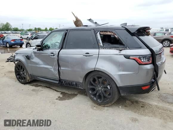 2022 Land Rover Range Rover Sport HSE Silver Edition z VIN SALWR2SU1NA206868, wystawiony jako Copart lot #58824625 z przebiegiem Nie podano mil oraz Szkoda całkowita • Salvage title. Historia ofert i sprzedaży dostępna na DreamBid. Obrazek 2.