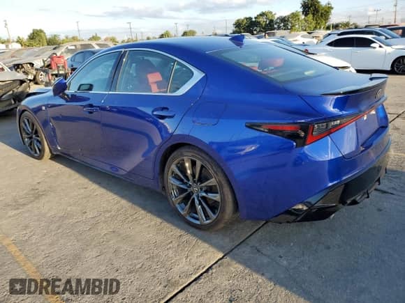 2023 Lexus IS 350 F Sport с VIN JTHGZ1B27P5065495, выставлен на аукционе Copart как лот 80217045 с пробегом 24 445 миль миль и Списание • Salvage title. История ставок и продаж доступна на DreamBid. Изображение 2.