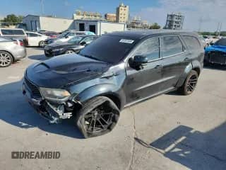 2014 Dodge Durango R/T with VIN 1C4SDHCT4EC414356, listed as a Copart auction lot 81507045 with 263,469 mi miles and Salvage title. Bid and sale history available at DreamBid. Image 1.
