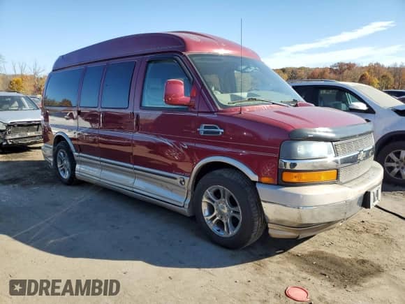 2006 Chevrolet Express Cargo YF7 Upfitter z VIN 1GBFG15T261255545, wystawiony jako Copart lot #77390434 z przebiegiem 122 760 mil mil oraz Czysty tytuł • Clean title. Historia ofert i sprzedaży dostępna na DreamBid. Obrazek 4.