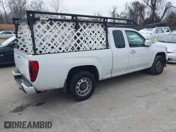 2011 Chevrolet Colorado Work Truck with VIN 1GCESBF96B8107091, listed as a IAAI auction lot 41490760 with 114,711 mi miles and . Bid and sale history available at DreamBid. Image 4.