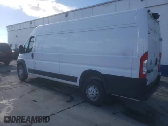 2023 Ram ProMaster Cargo z VIN 3C6MRVJGXPE501020, wystawiony jako Copart lot #82050114 z przebiegiem 22 623 mil mil oraz Szkoda całkowita • Salvage title. Historia ofert i sprzedaży dostępna na DreamBid. Obrazek 2.