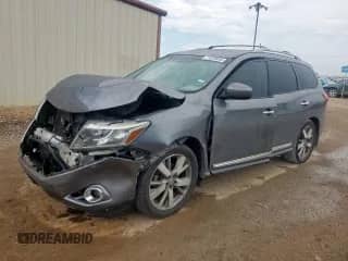 2015 Nissan Pathfinder S z VIN 5N1AR2MN3FC710637, wystawiony jako Copart lot #71039895 z przebiegiem 144 620 mil mil oraz Szkoda całkowita • Salvage title. Historia ofert i sprzedaży dostępna na DreamBid. Obrazek 1.