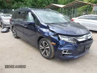 2018 Honda Odyssey Elite с VIN 5FNRL6H92JB030933, выставлен на аукционе IAAI как лот 43397917 с пробегом 74 671 миль миль и . История ставок и продаж доступна на DreamBid. Изображение 1.