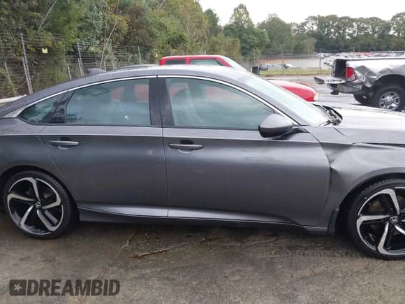 2019 Honda Accord Sport with VIN 1HGCV1F39KA051274, listed as a IAAI auction lot 43418392 with 76,904 mi miles and . Bid and sale history available at DreamBid. Image 13.