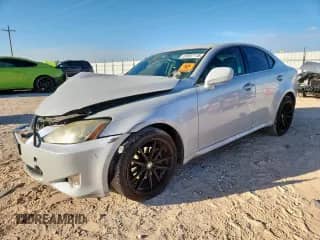 2007 Lexus IS 250 with VIN JTHBK262675046709, listed as a Copart auction lot 81587115 with 97,653 mi miles and Salvage title. Bid and sale history available at DreamBid. Image 1.